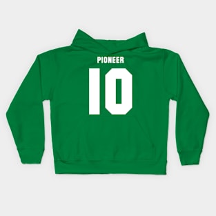 Pioneer 10 Jersey (variant) Kids Hoodie